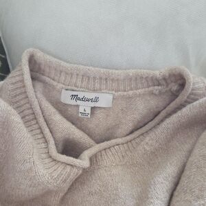 Madewell Women's Soft Beige Turtleneck Sweater
